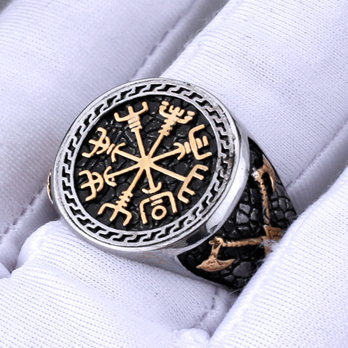 Viking Compass Rune Ring