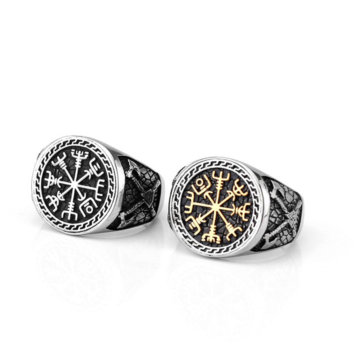 Viking Compass Rune Ring