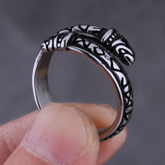 Viking Rune Wrap Around Ring