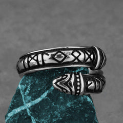Viking Rune Wrap Around Ring