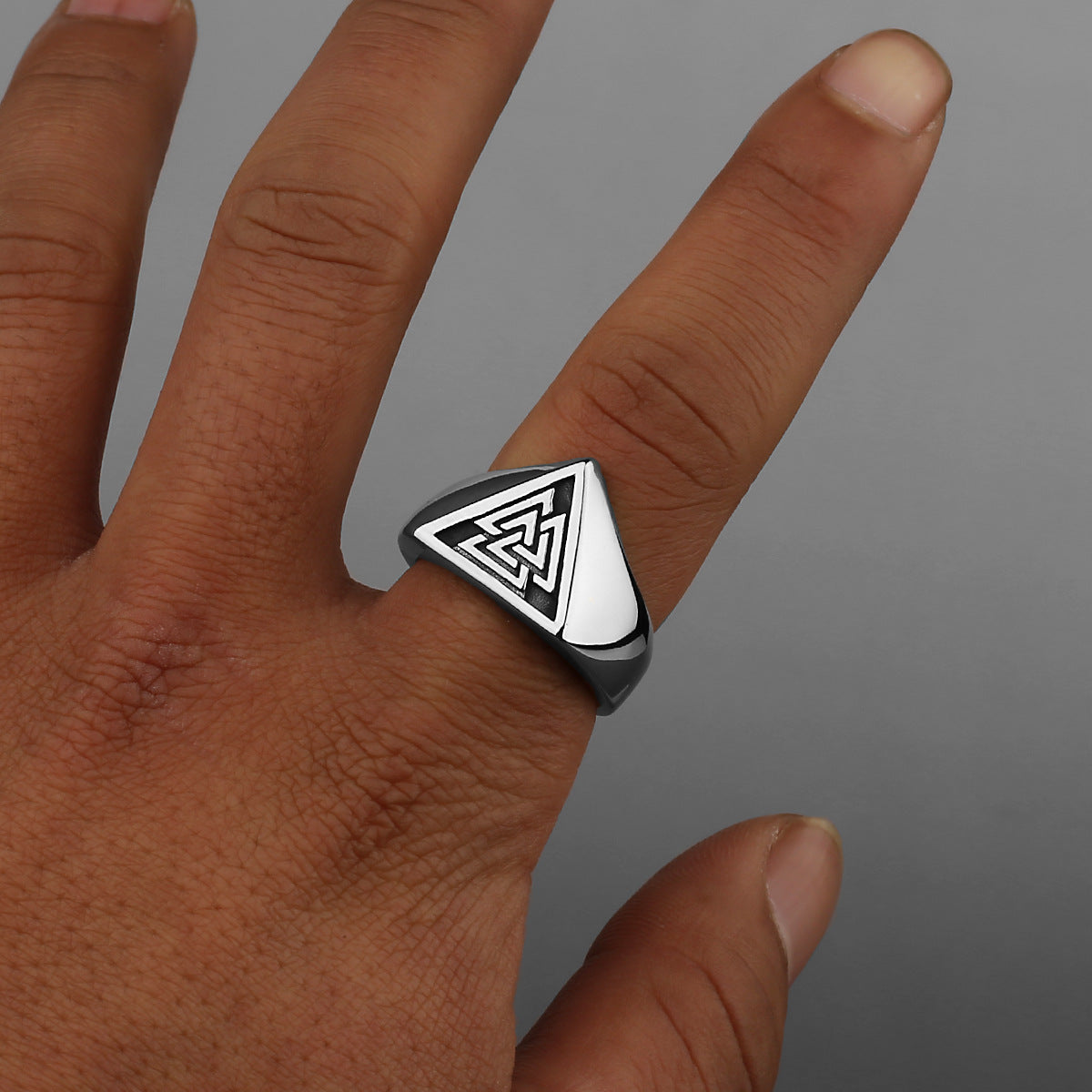 Viking Triangle Ring
