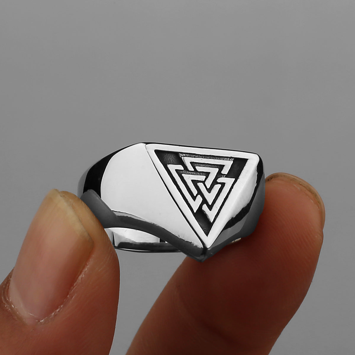 Viking Triangle Ring