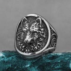 Viking Wolf Fox Animal Ring