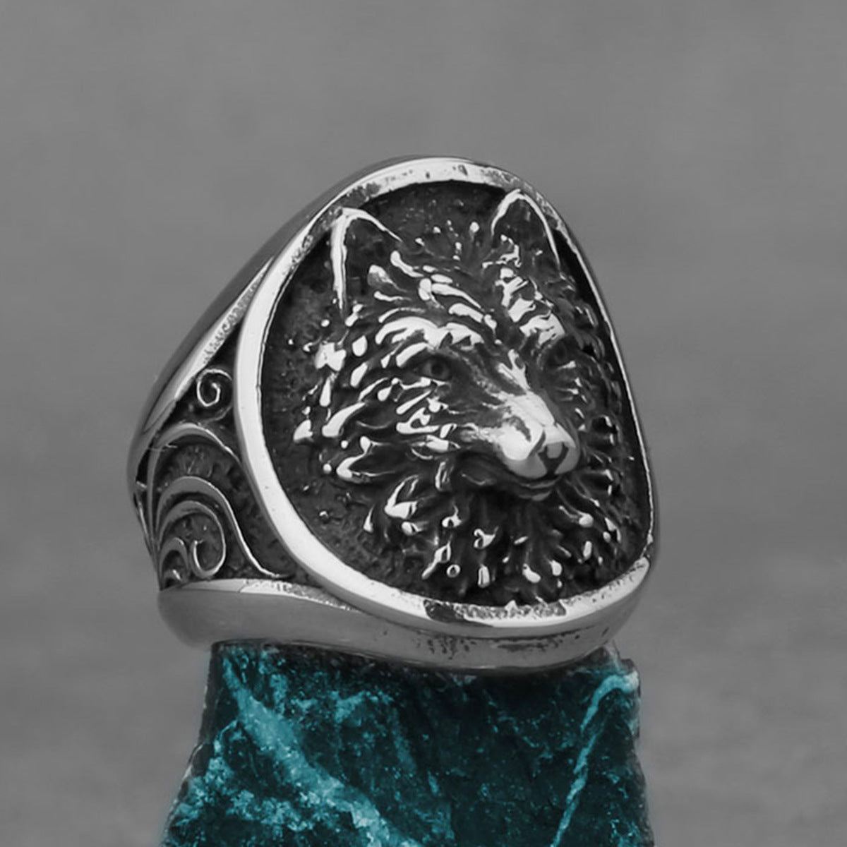 Viking Wolf Fox Animal Ring