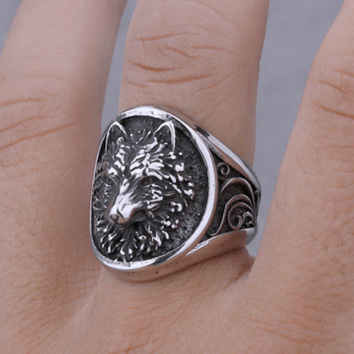 Viking Wolf Fox Animal Ring