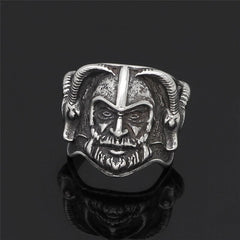 Viking and Sheep-Head Design Ring