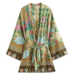 Vintage Prints Kimono Robes - 4 Styles