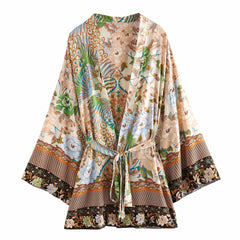 Vintage Prints Kimono Robes - 4 Styles