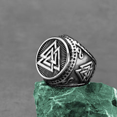 Vintage Triangle Rune Ring