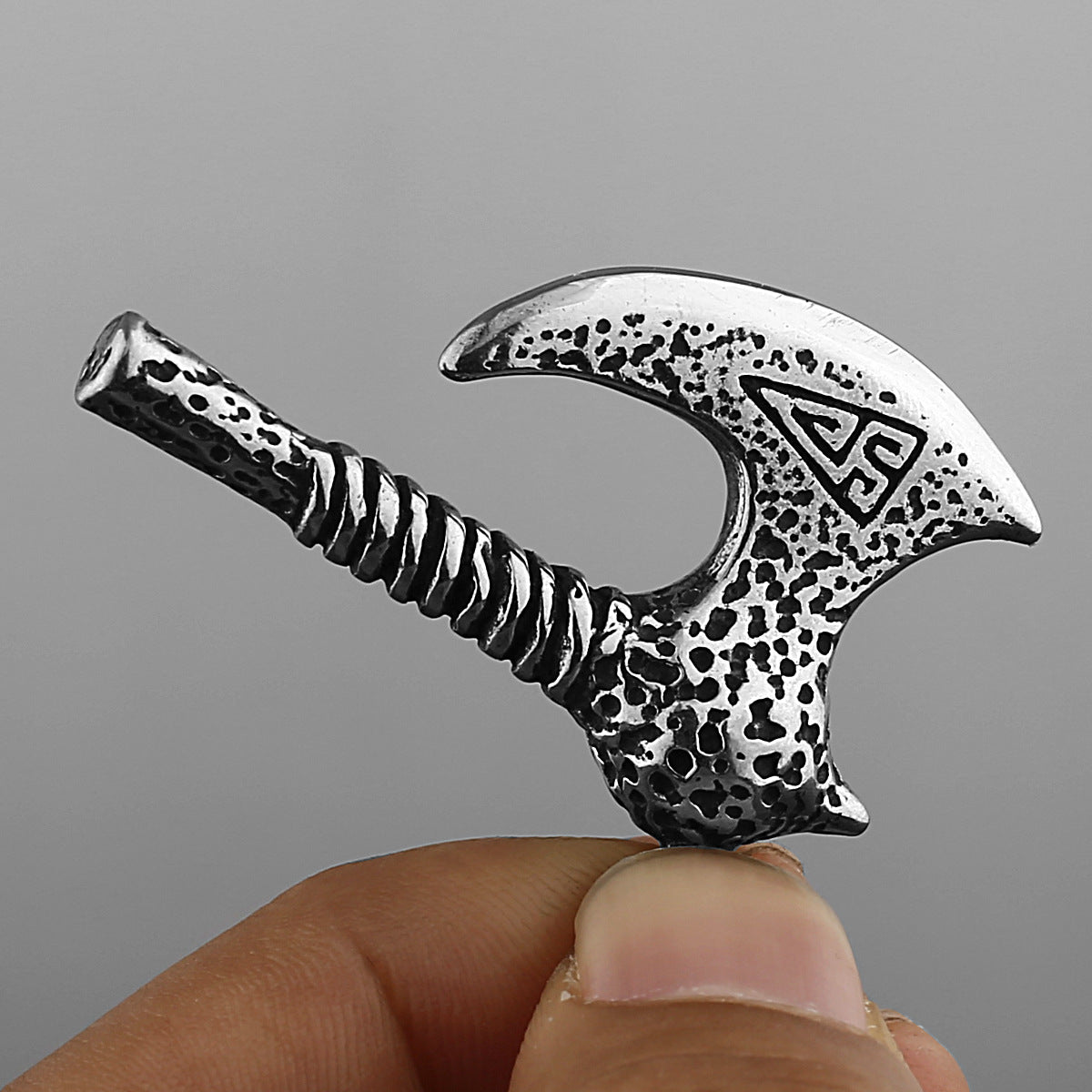 Warrior Axe Rune Pendant Necklace