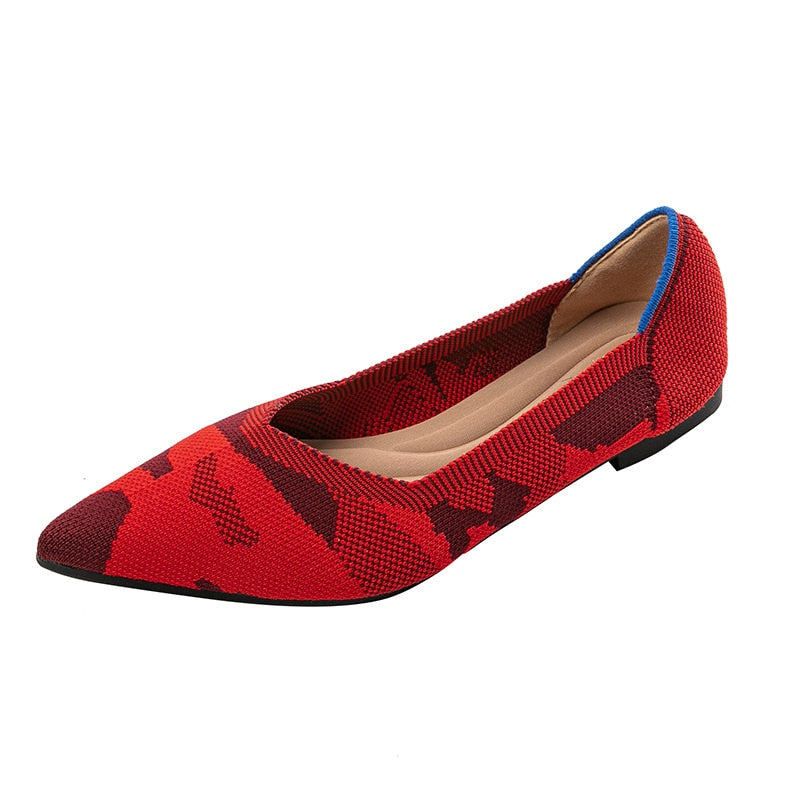 Wendy Pattern Print Basic Flats - 12 Patterns