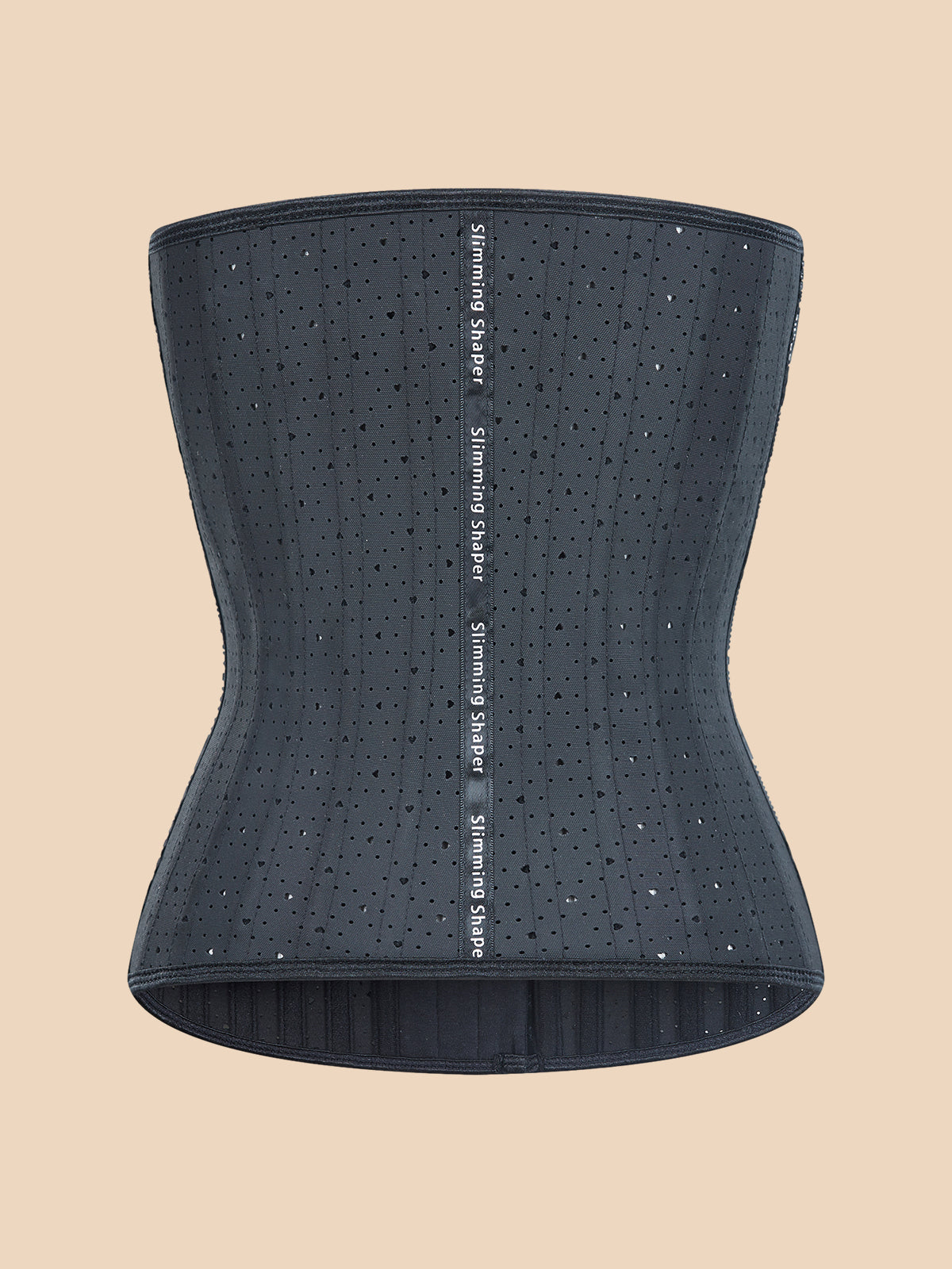 Patterned multi-air ventilated adjustable 25 steel girdle