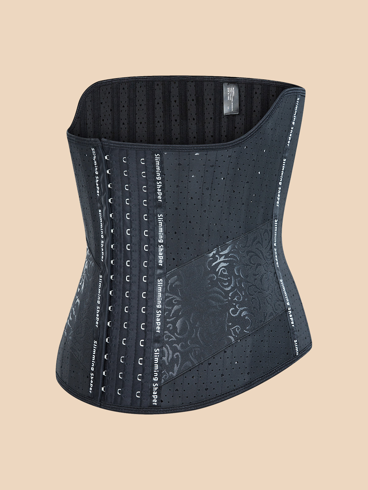 Patterned multi-air ventilated adjustable 25 steel girdle
