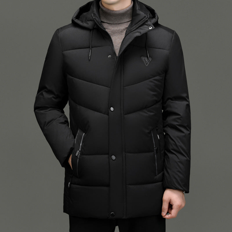 Down Cotton-padded Jacket Korean Casual Fall Coat Men