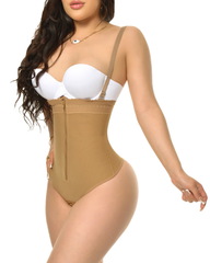 Tummy Control Zipper Shapewear Bodysuit