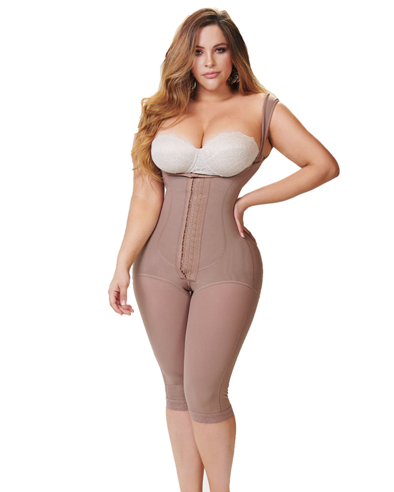 High Compression Fajas Postpartum Slimming Fajas Lace Body Shaper
