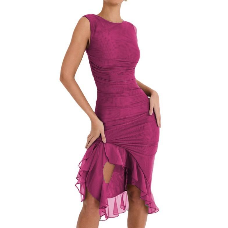 Slim Skinny Sleeveless Dress For Party Club Dresses