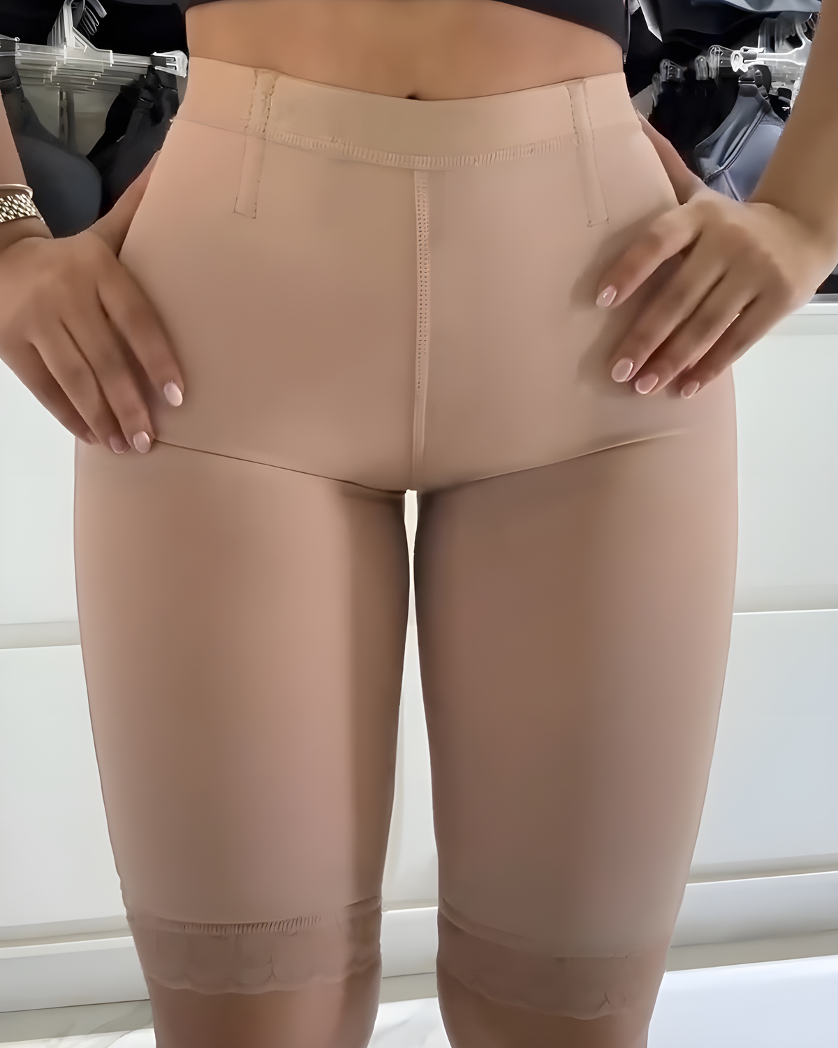 Hip-Lifting Mid-Length Shaping Pants