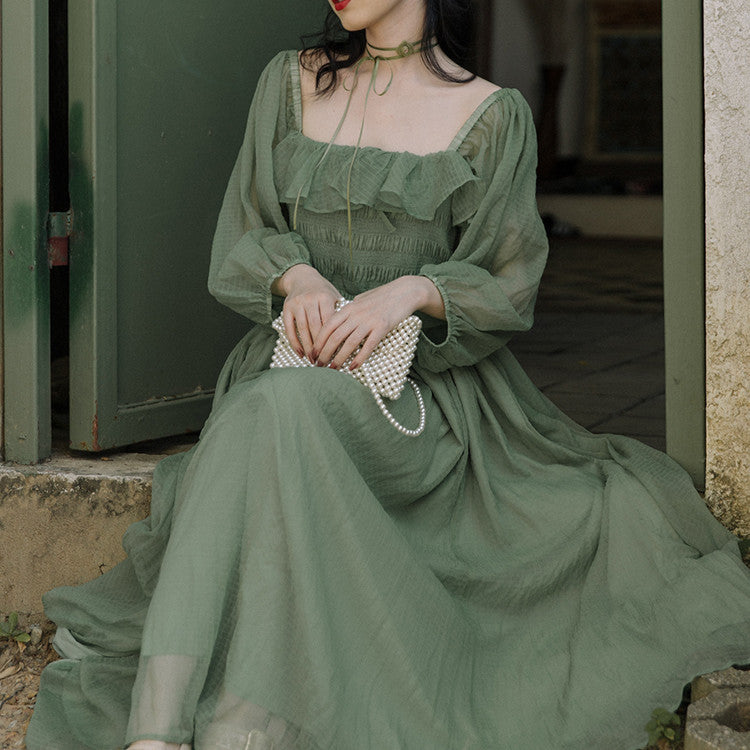 Temperament Solid Color Dresses
