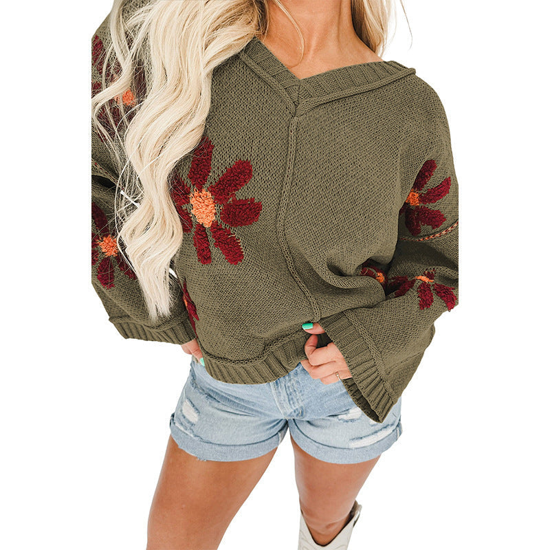 Floral Pullover Women