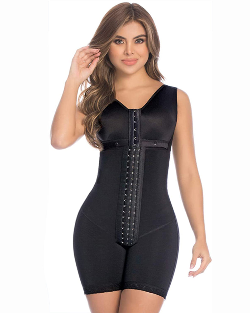 Tummy Control Shapewear High Compression Faja Bodysuit Postpartum