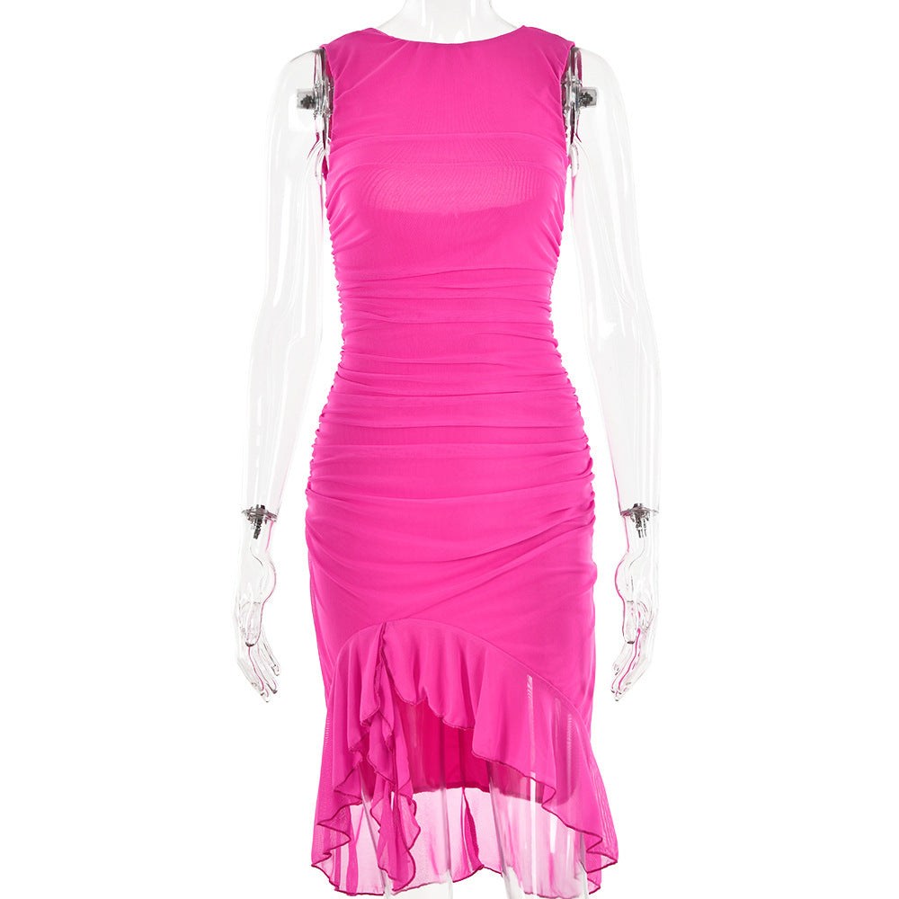 Slim Skinny Sleeveless Dress For Party Club Dresses