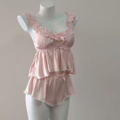 Silk Backless Camisole Nightgown