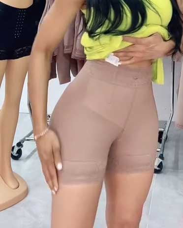 Butt Lifter Seamless Invisible Lace Shaper Shorts with Bones