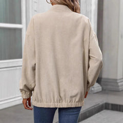 Pocket Cardigan Elegant Loose Tops
