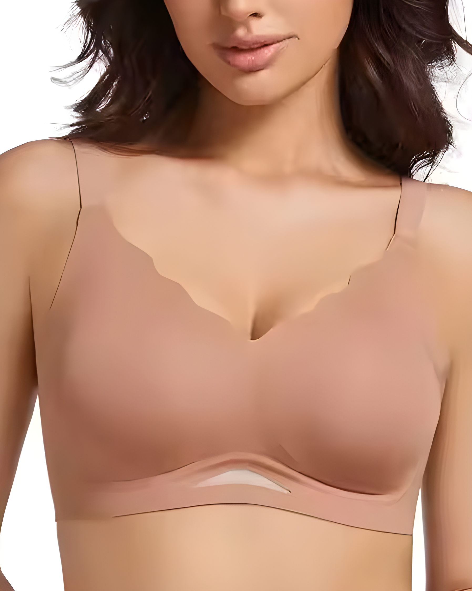 Sheer Mesh Seamless Bra