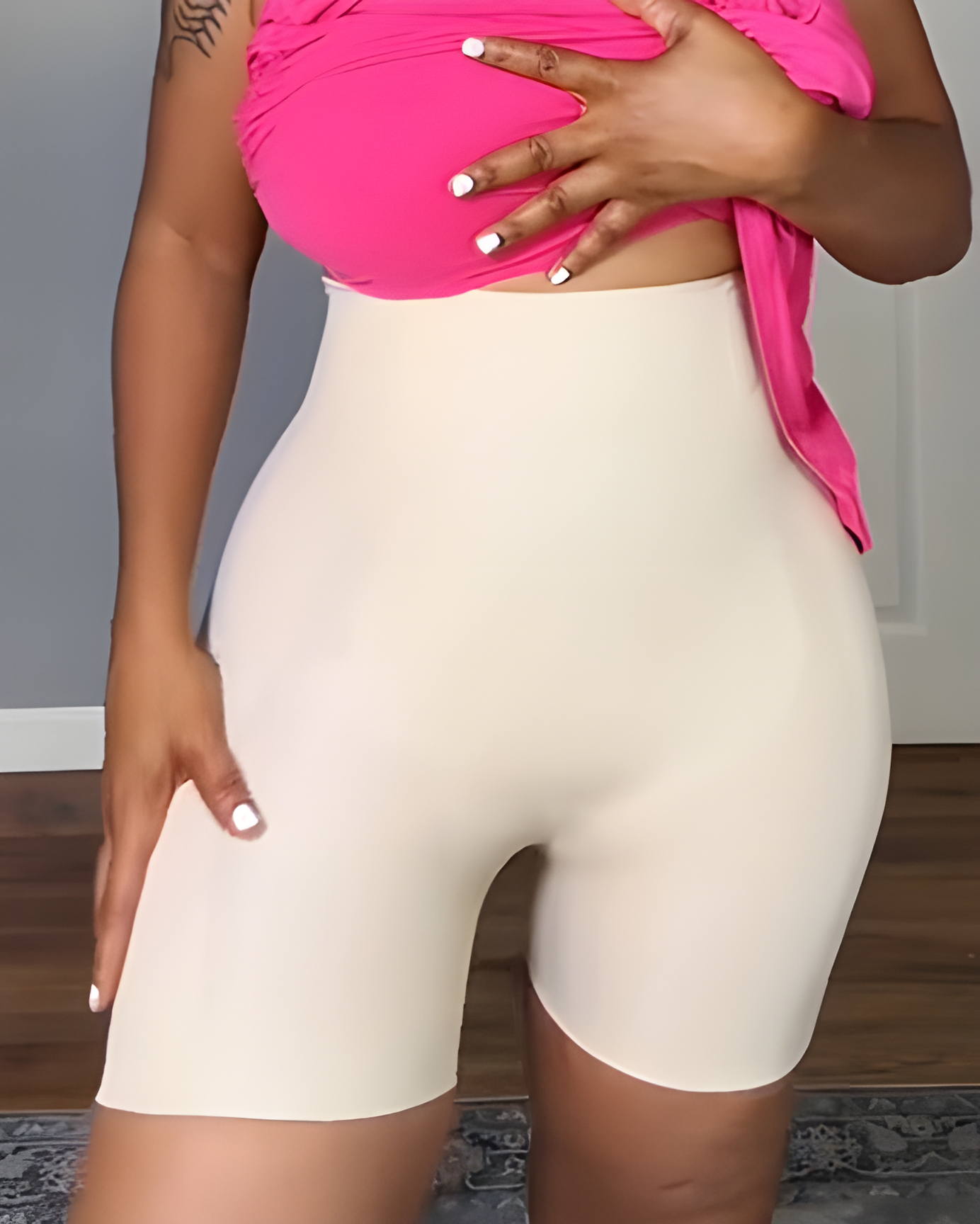 Seamless High-Waisted Tummy-Controlling Shorts