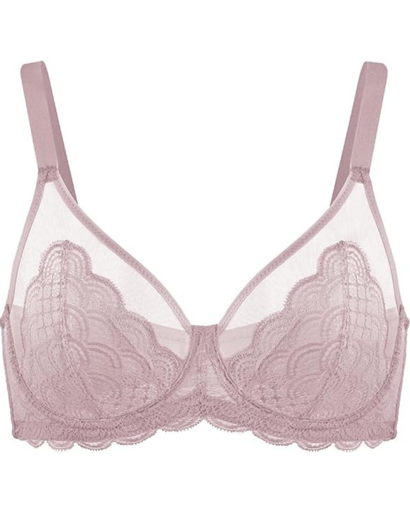Lace Sheer Mesh Bra