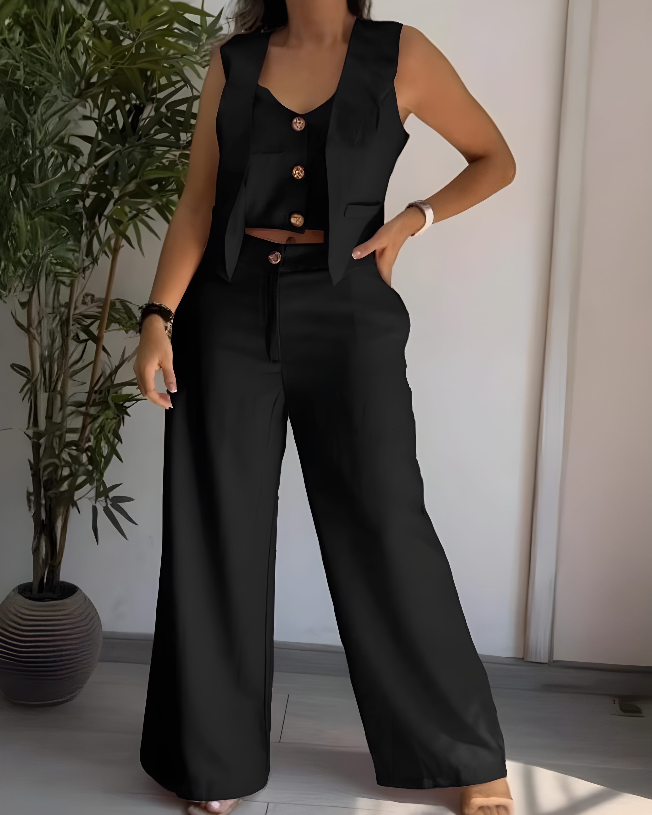 Fashion Casual Vest Suit