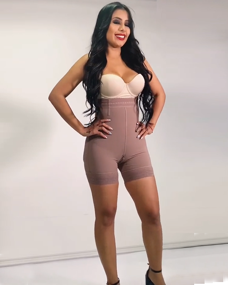 Butt Lifter (Crotch With Zipper) Seamless Slimming Shorts