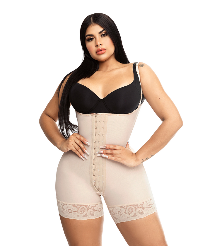 Faja Colombiana Abdomen Control & Butt Lifter. Waist Definition 3 Hooks, tipo Reloj de Arena