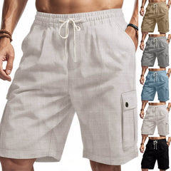 Men's Bamboo Linen Drawstring Shorts
