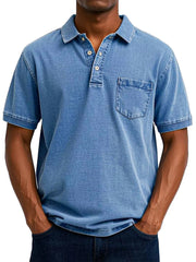 Plus Size Printed Men's Loose Trendy Short Sleeve Shirt