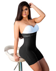 High Waist Short Powernet Seamless Pressure Abdomen