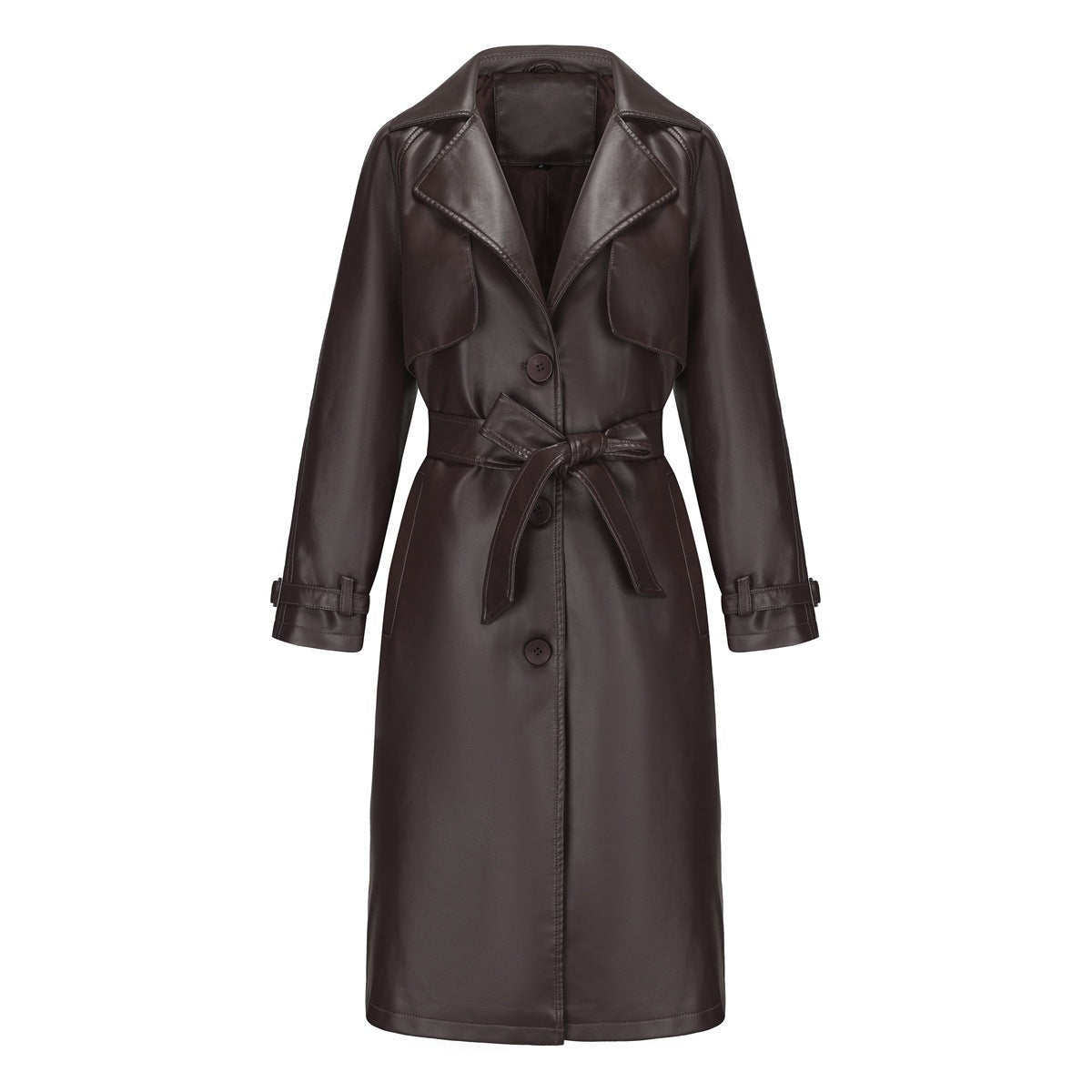 Spring Womens Trench Coat Long Loose Jacket