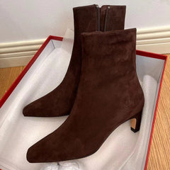 Womens Genuine Leather Snow Boots For Cowhide