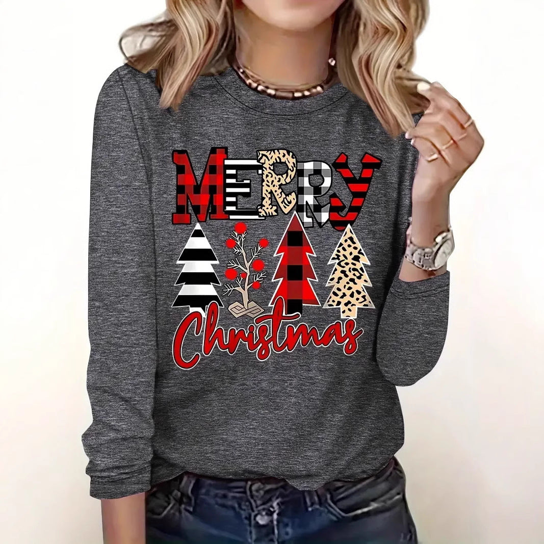 Christmas Crew Neck Casual Sweater