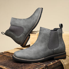 Men's And Casual British Style Mid-calf Martin Boots