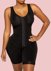 Breast Lifting Bodysuit Gusset Opening with Hooks Seamless postpartum underwear fitness Body Shaper