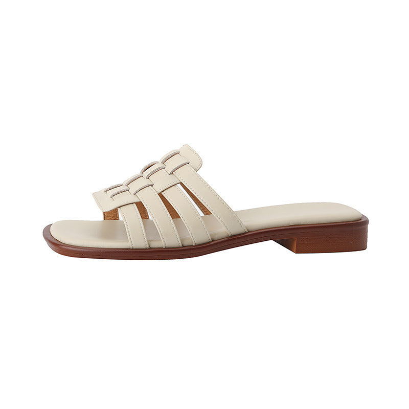 French Retro Sandals For Women