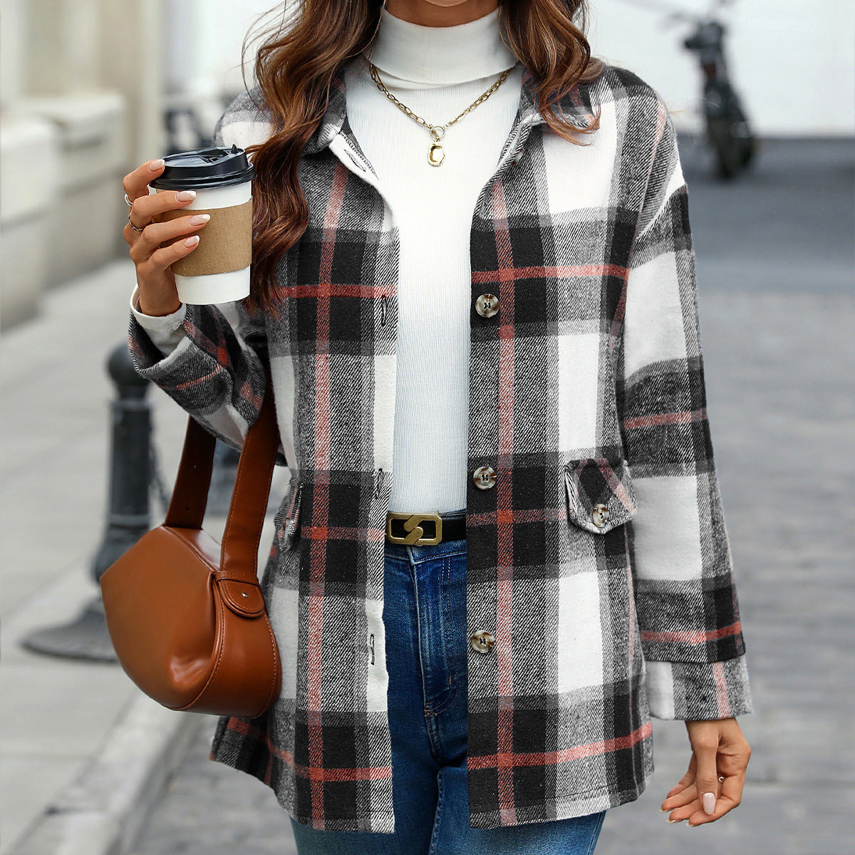 Thickening Cardigan Outerwear Top Women