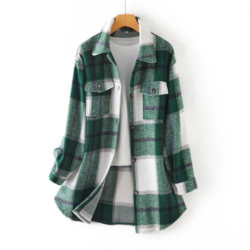 Casual Long Shirt Coat Women