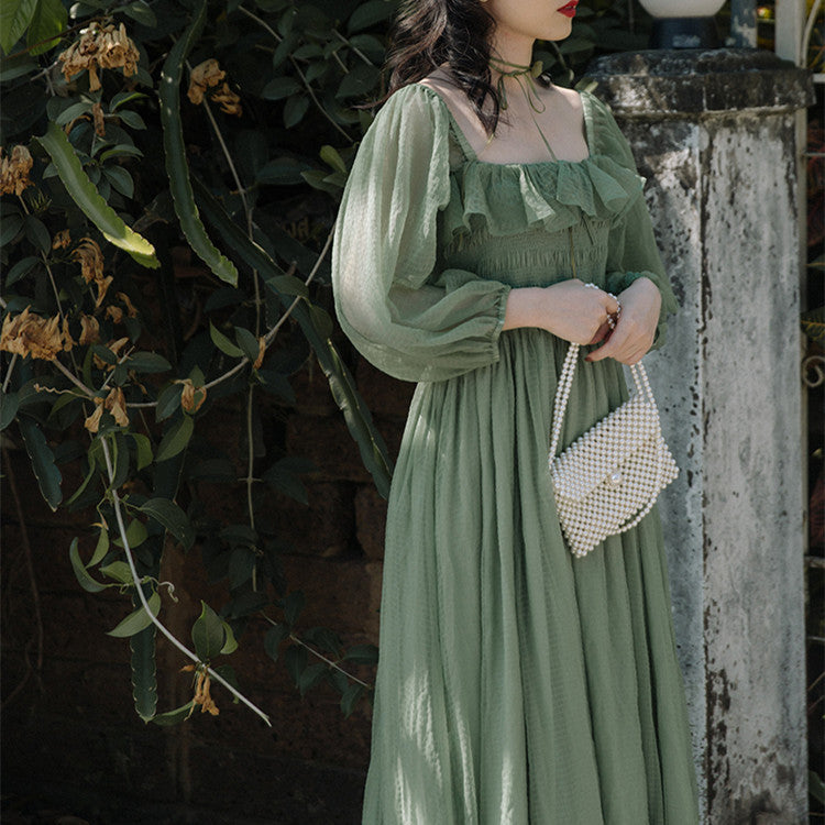 Temperament Solid Color Dresses