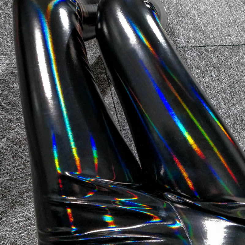 PU Laser Mirror Seven Color Leather Pants