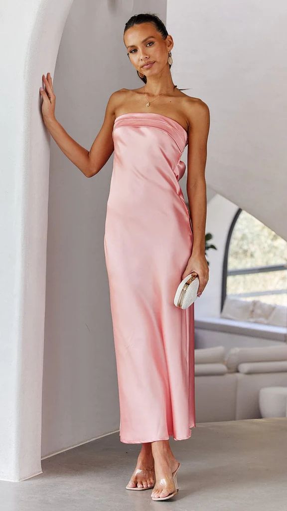Tube Top Long Dress With Backless Design INS Flowers Print Party Evening Dresses For Women
