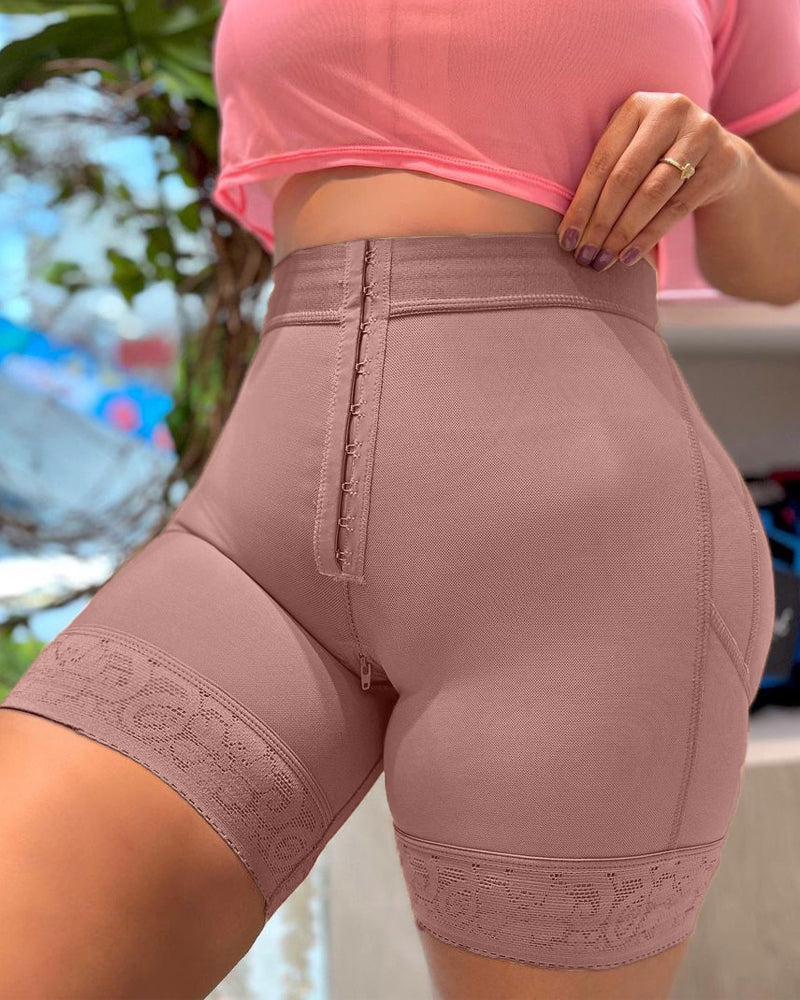 Womens High Waisted Butt Lifter Body Shaper Tummy Control Waist Trainer Hip Enhancer Shorts